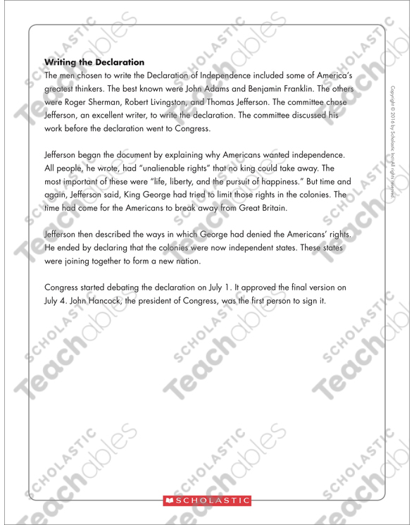 The Declaration of Freedom: Words Organizer photo about Printable Declaration of Independence Text known as The Declaration of Liberty: Words Organizer