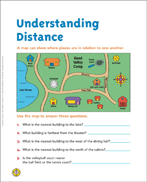 Map Scale Worksheets Activities Printable Lesson Plans For Kids