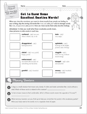 Social and Emotional Learning (SEL) Curriculum, Worksheets & Printables |  Scholastic