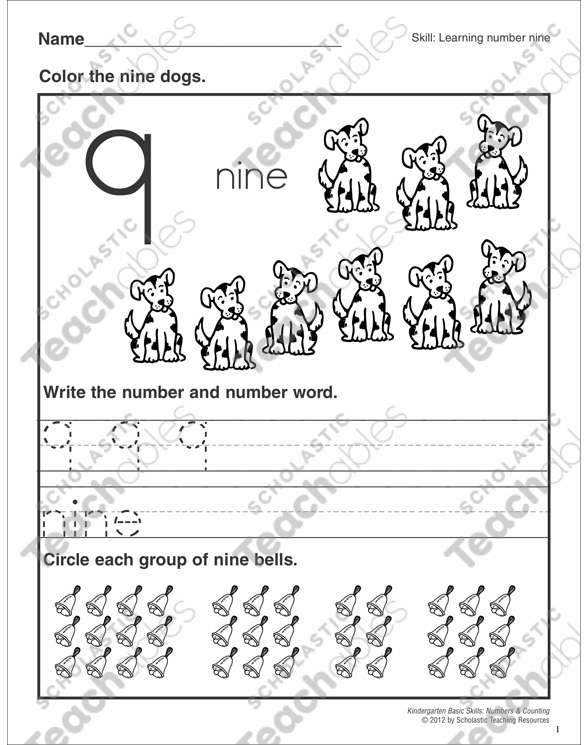 Counting 26-30: Kindergarten Basic Skills (Numbers & Counting)