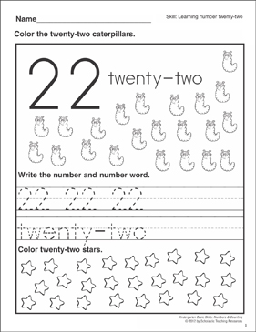 Counting 26-30: Kindergarten Basic Skills (Numbers & Counting)