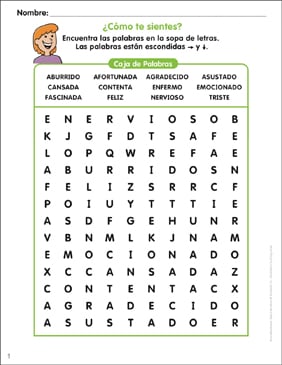 Download 1st Grade Spanish Worksheets