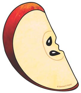 apple slices clipart