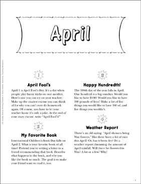 Scholastic writing prompts 2025