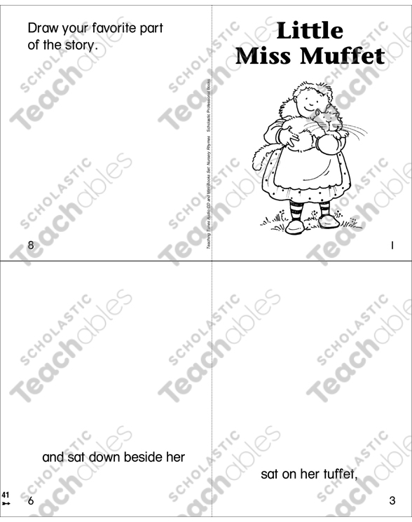 Little Miss Muffet | Printable Mini-Books