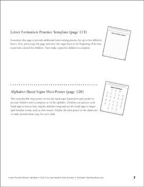 Letter Formation and Sign Language Alphabet Pages