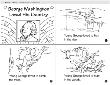 George Washington Loved His Country | Printable Mini-Books