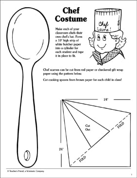 Chef craft idea for kids  Crafts and Worksheets for Preschool