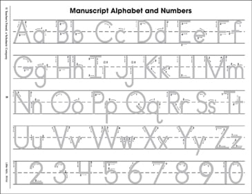 printable manuscript alphabet chart