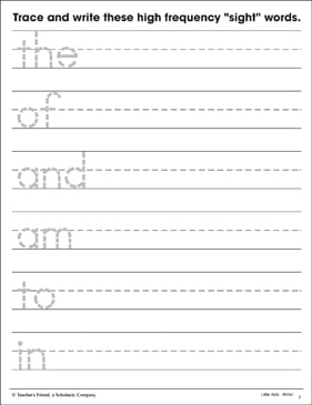 download kindergarten vocabulary worksheets