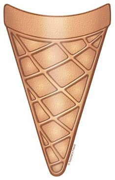 ice cream cone printable clip art and images