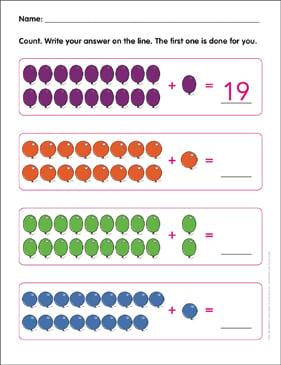 Adding Balloons: Little Skill Seekers