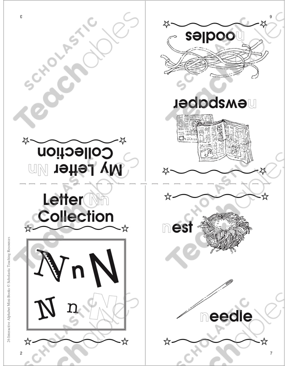 Letter Nn Book Printable Mini Books