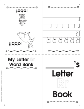letter tt book printable mini books
