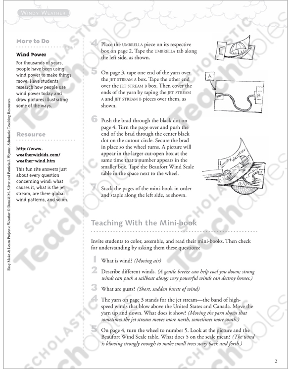 Windy Weather: Make & Learn Project | Printable Mini-Books