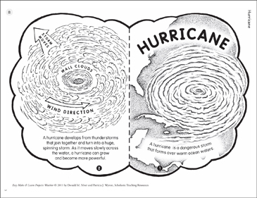 Hurricanes Worksheets, Mini-Books & Reading Comprehension Passages for Kids  | Scholastic
