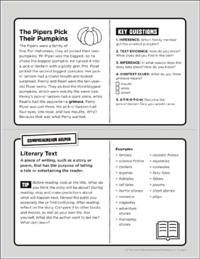 The Pipers Pick Their Pumpkins: Inference Task Card
