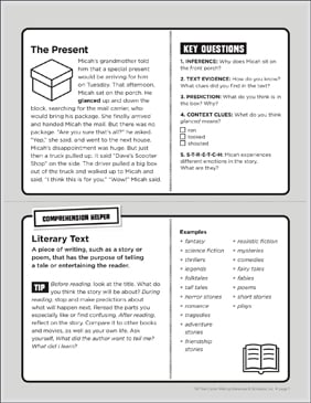 The Present: Making Inferences Task Card | Printable Lesson ...