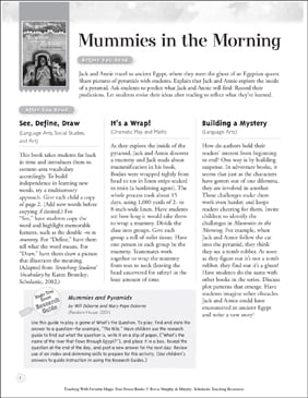 Teaching With Mummies In The Morning Printable Lesson Plans And Ideas