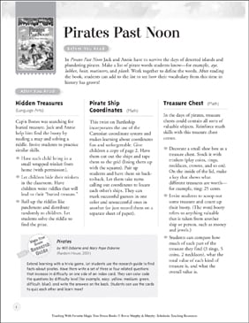 Teaching With: Pirates Past Noon | Printable Lesson Plans, Ideas, Games
