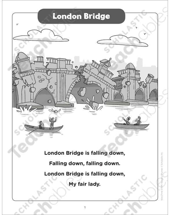 london bridge is falling down nursery rhyme