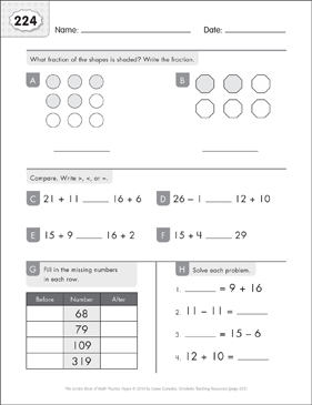 格安人気 Page: Practice Math 226 Sheets Skills Printable | 1-2) (Grades ロッド