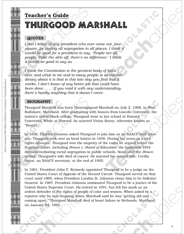 Thurgood Marshall Segregation