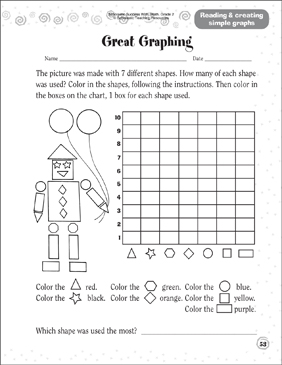 great graphing grade 2 printable skills sheets