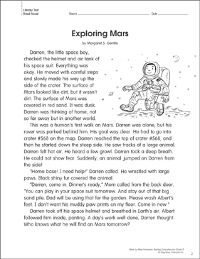 Mars activities picture