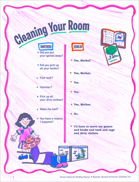 Cleaning Your Room Partner Poem