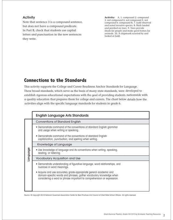 Compound Predicates: Grammar Practice Page | Printable Skills Sheets