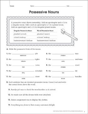 perfect tenses verbs grammar practice page printable skills sheets