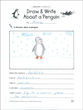 taking care of animals draw and write prompt printable skills sheets