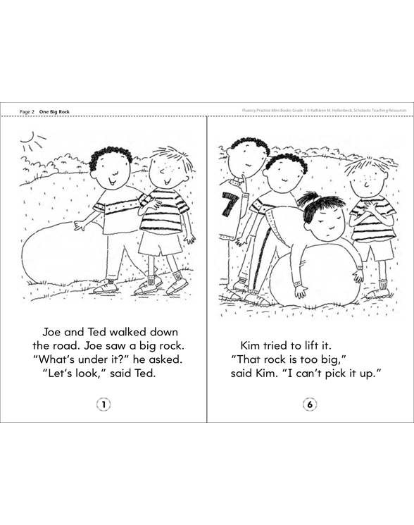One Big Rock | Printable Mini-Books