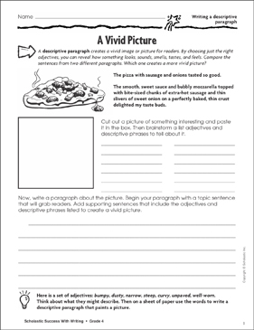 Descriptive Writing Rubrics, Printable Worksheets & Activities for Any  Grade | Scholastic