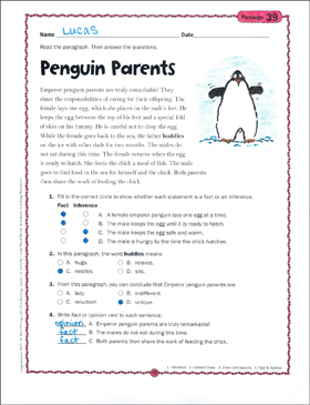 Penguin Parents: Close Reading Passage