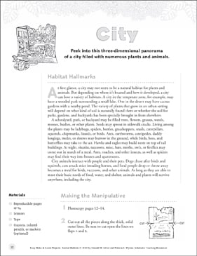 urban habitats worksheets activities printable lesson plans for kids