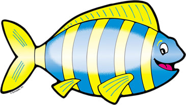 yellow fish clipart
