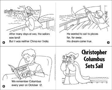 Christopher Columbus Sets Sail | Printable Mini-Books