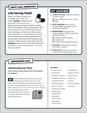 Ahoy or Hello?: Context Clues Task Card | Printable Skills ...
