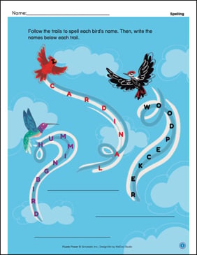 Spell Bird Product Detail Page