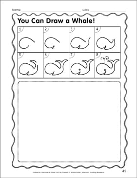 Draw A Dinosaur In 6 Steps Follow The Directions Printable Lesson Plans And Ideas Skills Sheets Watch the short video, and download the free printable. draw a dinosaur in 6 steps follow the