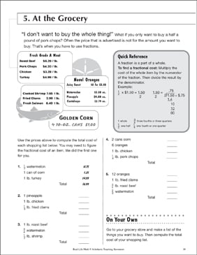 math in the real world lessons problems worksheets for life money skills