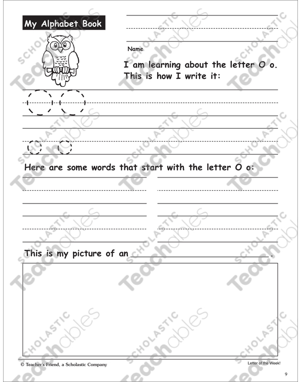 the letter oo alphabet unit printable flash cards and skills sheets