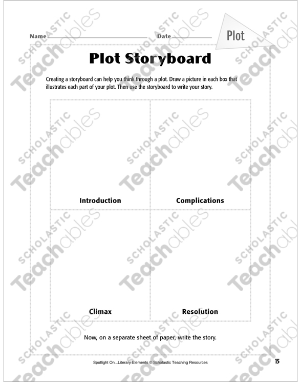 The Escape By J B Stamper Plot Spotlight On Literary Elements Printable Texts Skills Sheets