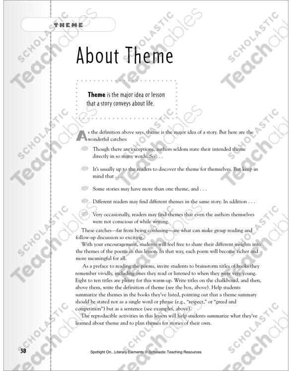 The Mountain And The Squirrel Mother To Son Theme Spotlight On Literary Elements Printable Texts Skills Sheets A poet is thus a maker and the poem something that is made or created. the mountain and the squirrel mother
