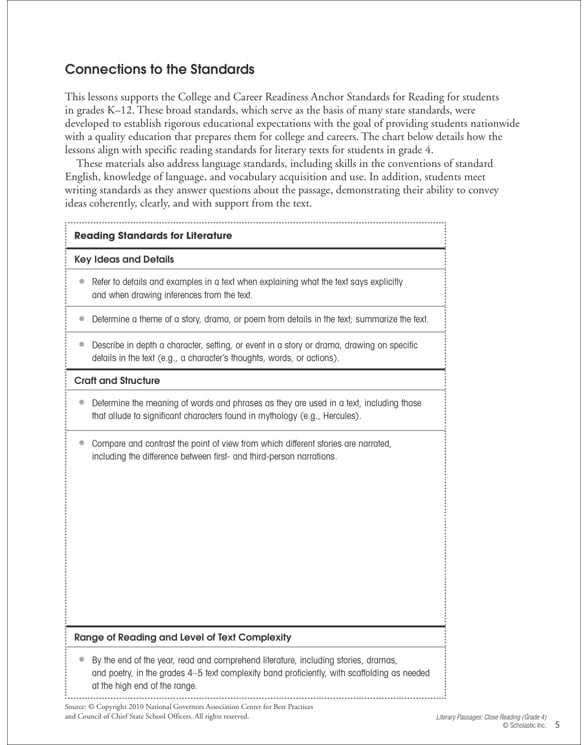 Kitchen Kids: Close Reading Passage | Printable Lesson Plans ...