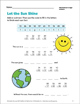 Solar System Worksheets: Planets, Moons & Solar Systems Activities for Kids  | Scholastic