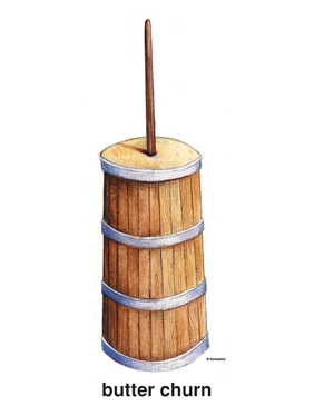 Butter Churn  Printable Clip Art and Images