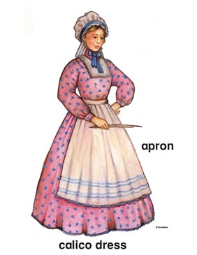 pioneer woman clipart